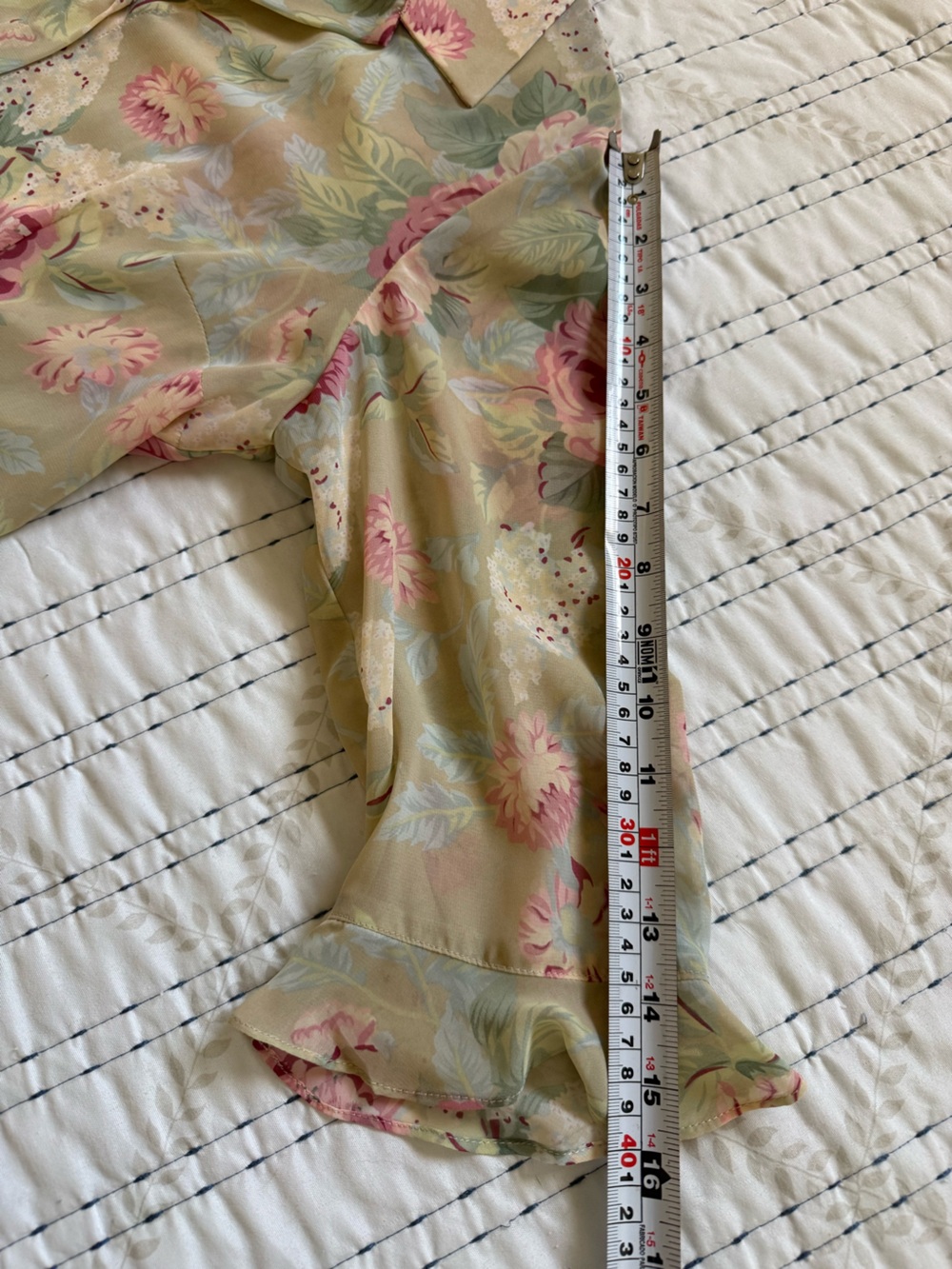 Positive Attitude Vintage Floral Maxi Dress Jacket Set Cottagecore 14P Romantic - Picture 14 of 16